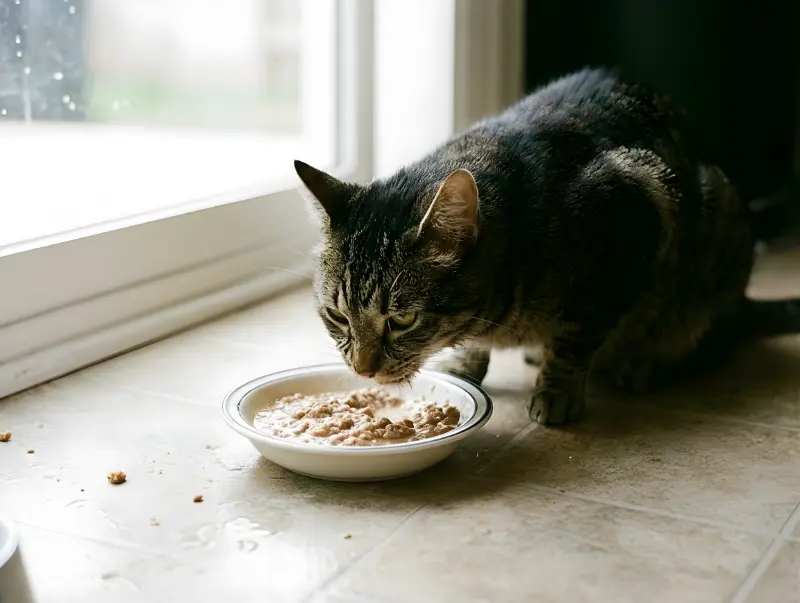 Top wet cat food with probiotics for healthy gut and digestive support